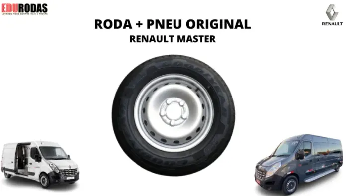Estepe Completo Original Master Renault ( Linha: Chassi . Furgão . Vitré . Minibus )