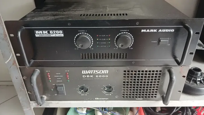 Amplificador MK 6200 1200W RMS (estado de novo)