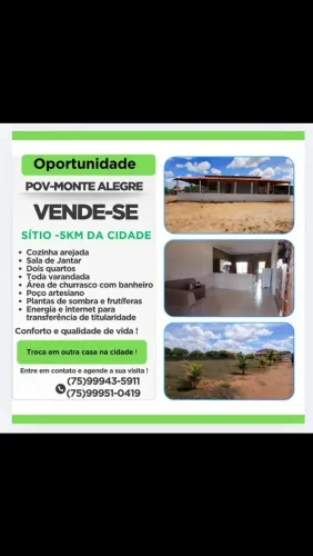 Vende-se sítio 