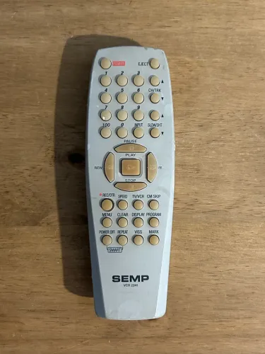 Controle original Videocassette Semp toshiba
