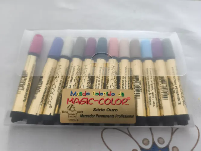 Canetinha Magic Color 12 cores 