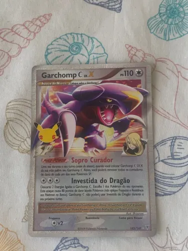 Garchomp C lv.X carta Pokémon