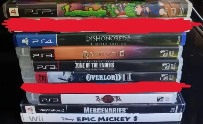 Lote jogos PSP PS2 PS3 PS4 e Wii