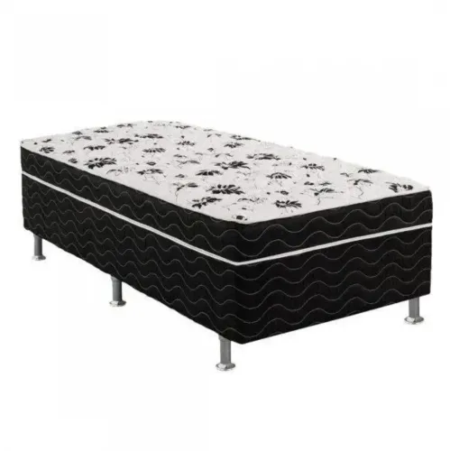 Cama box conjugado Ortobom ortopédica de solteiro