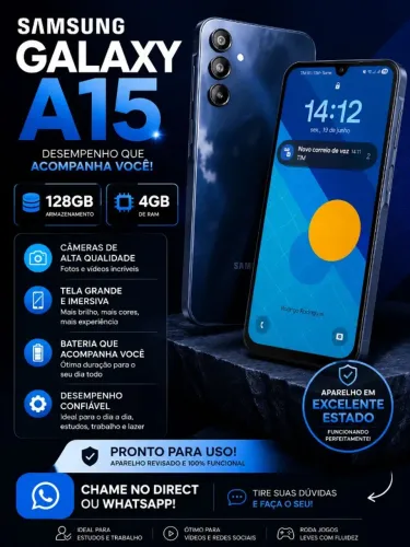 Smartphone Galaxy A15 128GB