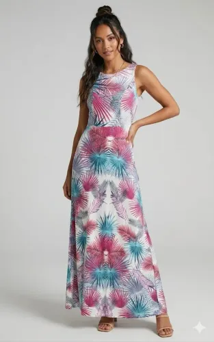 Vestido longo Hering
