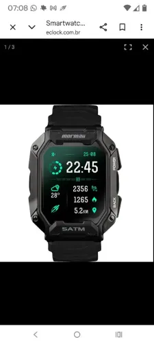 relogio mormai force smarthwatch