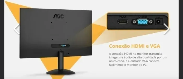 Monitor Aoc Gamer 21.5 120hz 1ms Full Hd Hdmi 22b30hm23