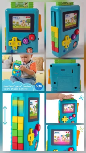 Videogame Portátil De Aprendizagem Fisher Price - Funcionando Perfeitamente 