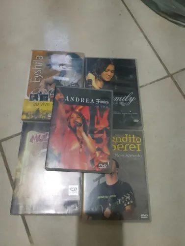 Lote com 5 dvd original Gospel