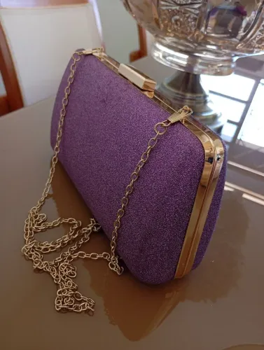 Bolsa de Festa Roxo Nova - R$80,00