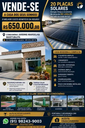 JARDINS MARSELHA - VENDA CASA