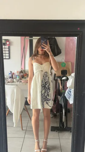 Vestido curto farm aventureiro pp