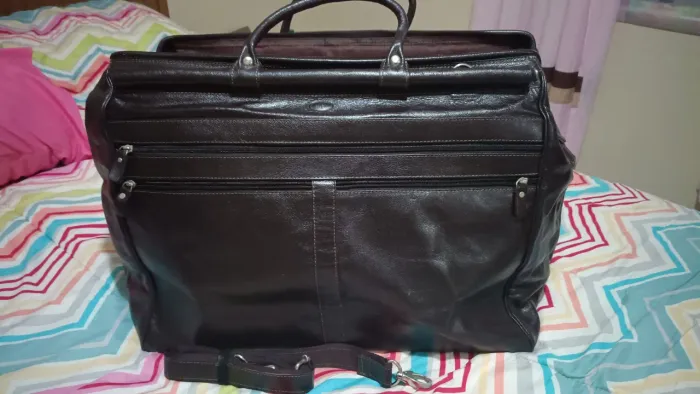Bolsa de viagem em couro da BNN