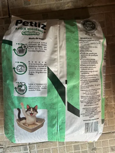 AREIA HIGIÊNICA GATO PROMOÇÃO!!!!