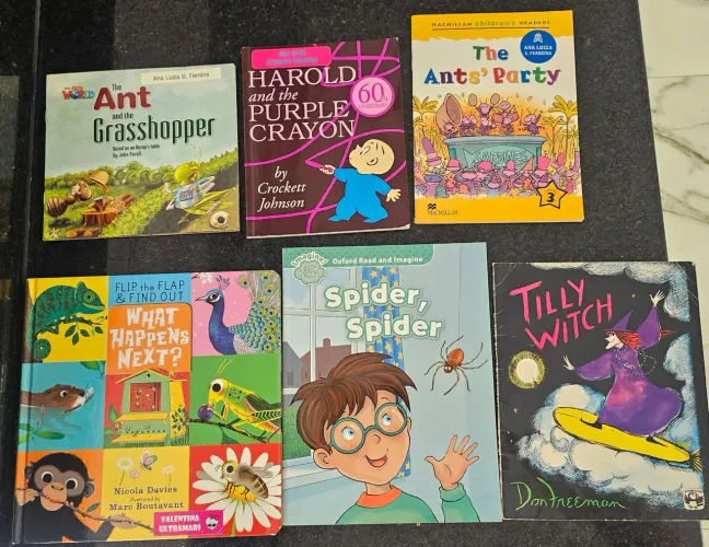 Vendo kit com 6 livros literatura infantis inglês