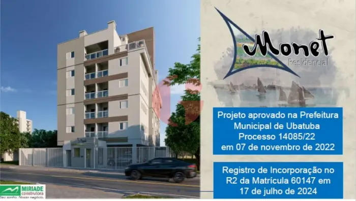 Cobertura para venda de 02 Dormitórios e 01 Suíte - 98,94m² - Ubatuba
