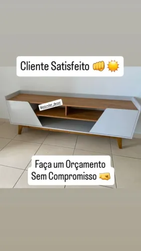 Bancada para TV 55 Polegadas WT - Entrega e Monta na Hora