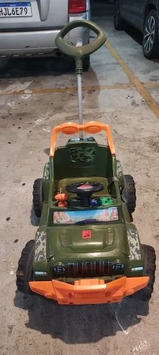 Carrinho Passeio E Pedal Banjipe Camuflado Bandeirante