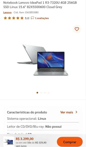 Vende-se Notebook
