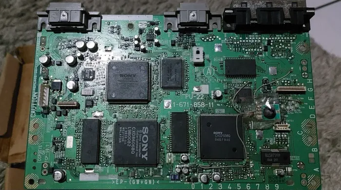 Placa Mãe PS1 SCPH-7501 PU-22 Original Sony No Estado
