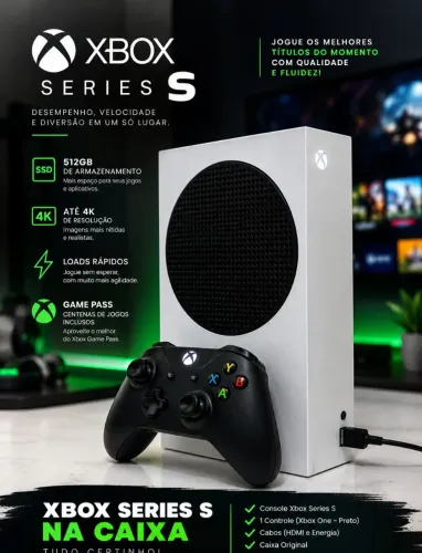 XBOX SERIE S, R$1850