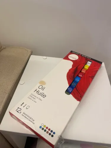 Conjunto de Tintas a Óleo Daler-Rowney Simply (12 cores) - praticamente novo!