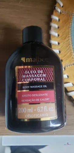 Óleo de massagem malbec 