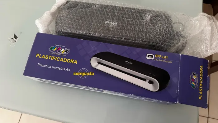VENDO Plastificadora A4 OFF PAPER OFL-01 - Nova!