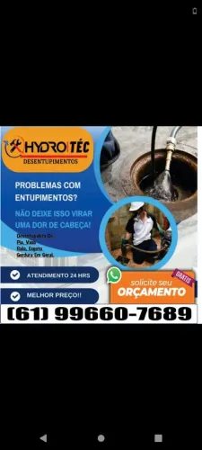 Desentupidora de esgoto na Ceilândia