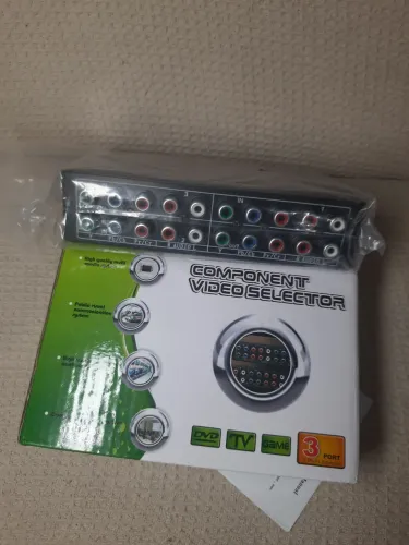 Seletor Componente para video games e outros aparelhos