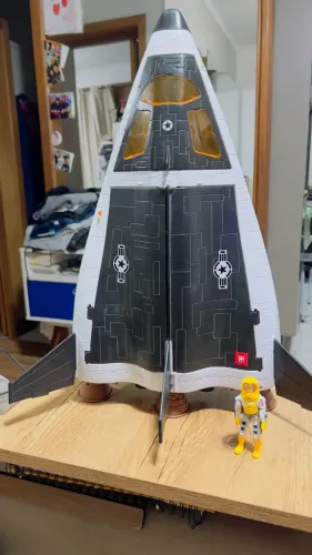 Nave Gemini comandos em ação Gi joe com boneco