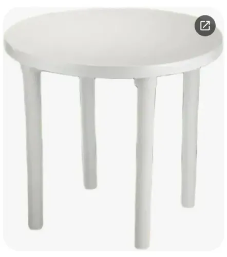 Venda de mesa de plástico redonda