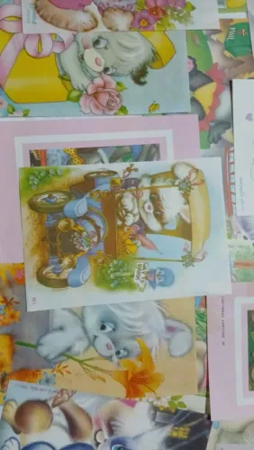 Combo com Mini Papéis Carta antigo