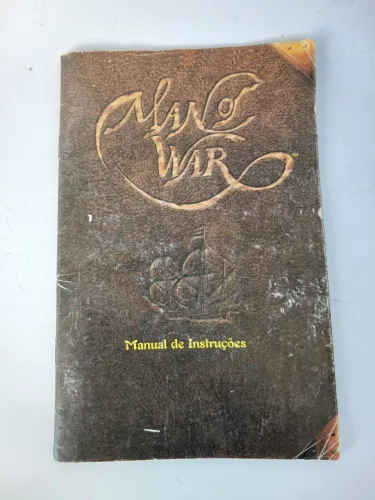 Manual de instruções do jogo para PC Man of War, 1997, Tec Toy