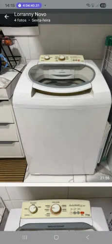 Vende-se uma máquina de lavar roupa. Contato ligação e watsap: *