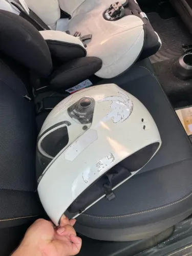 Capacete tamanho 56 em bom estado 