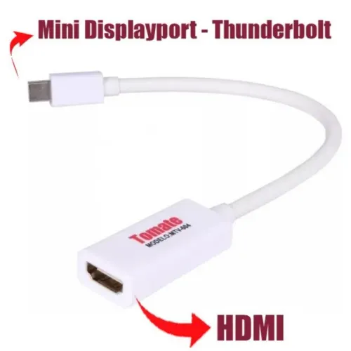 Cabo Adaptador Thunderbolt Mini Displayport X Hdmi Tomate MTV-604