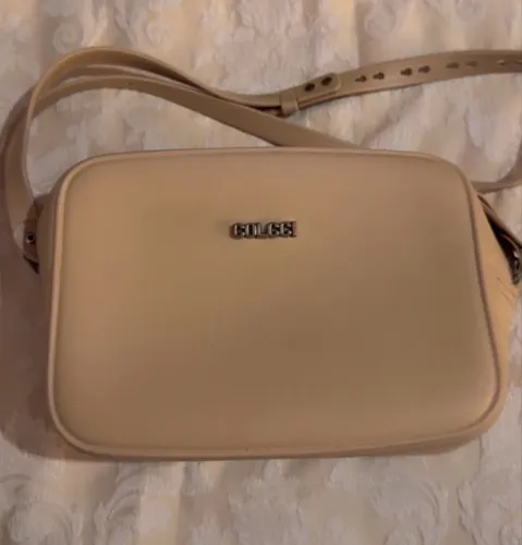 Bolsa Colcci bege transversal 