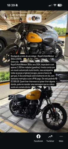 Royal Enfield Meteor Stellar 350cc ABS 2024