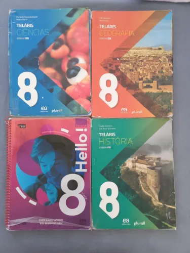Livros didáticos 8°ano