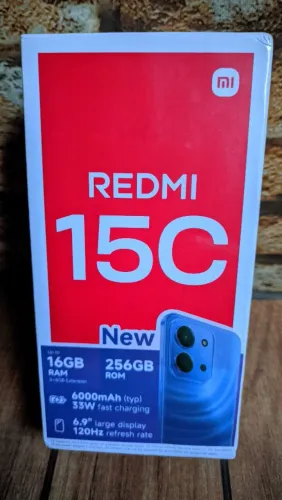 Xiaomi Redmi 15C 8/256gb tela 6.9 polegadas bateria 6000mah lacrado na caixa