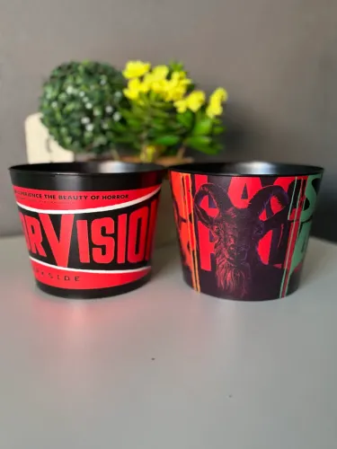 2 Baldes de Pipoca Darkside ( novos)