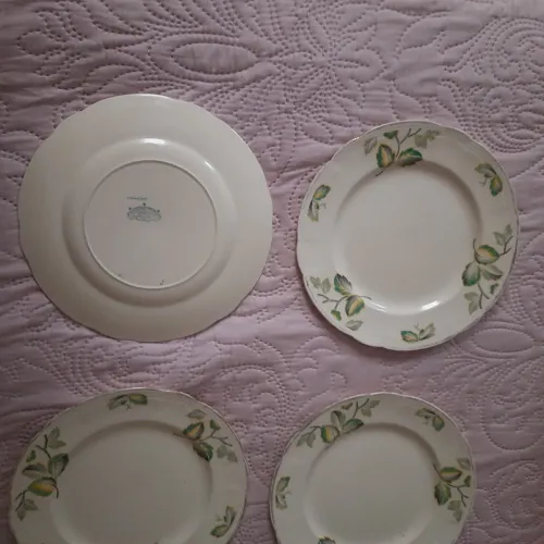 4 pratos inglês, antigo