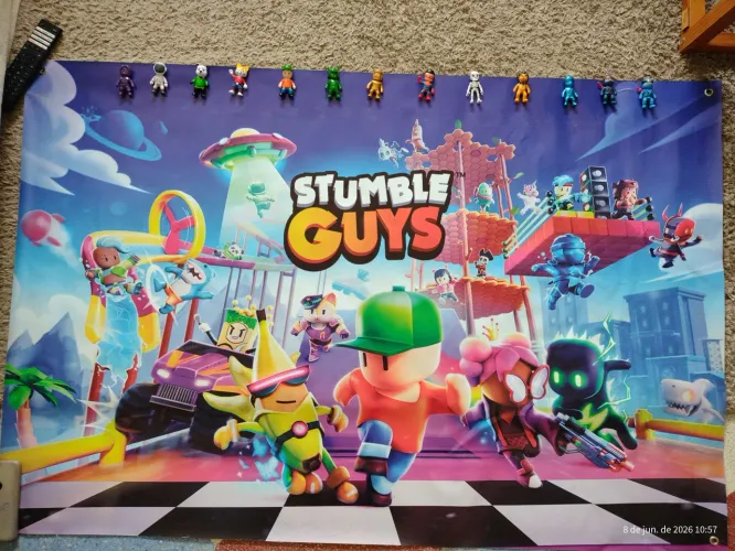 Painel e Bonecos STUMBLE GUYS