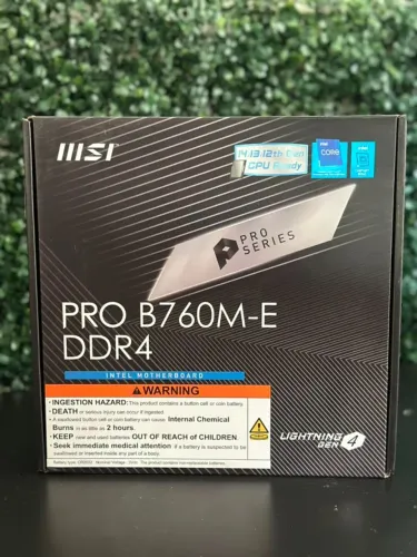 Placa Mãe MSI PRO B760M-E DDR4  | Nova