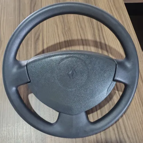 Volante Direção Original Renault Sandero Duster Clio Logan completo c/Tampa 484302708R