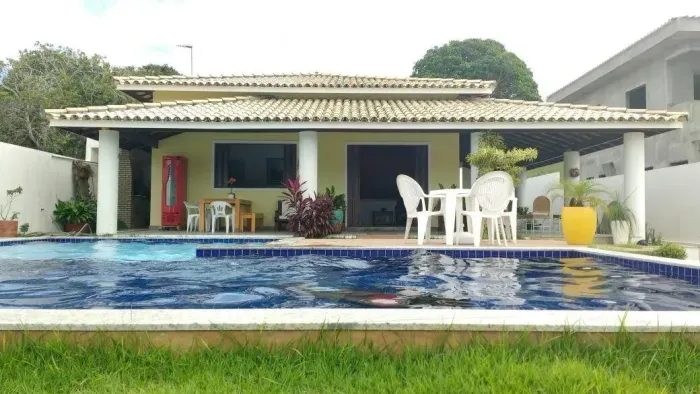 Guarajuba. Paraiso dos Lagos, casa 4 qtos/2suites, piscina, temporada