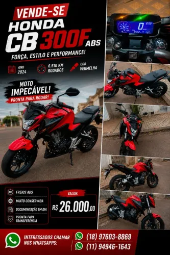 Vende-se Cb 300f Abs