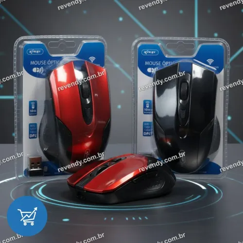 Mouse gamer sem fio - com ajuste de DPI - entrega grátis
